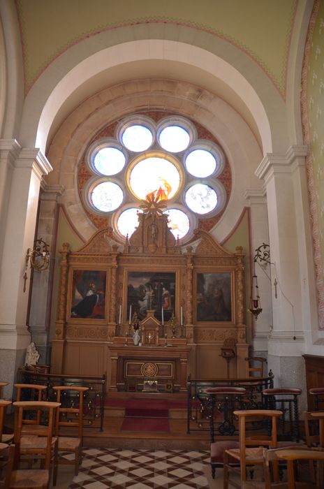 chapelle, maître-autel, retable