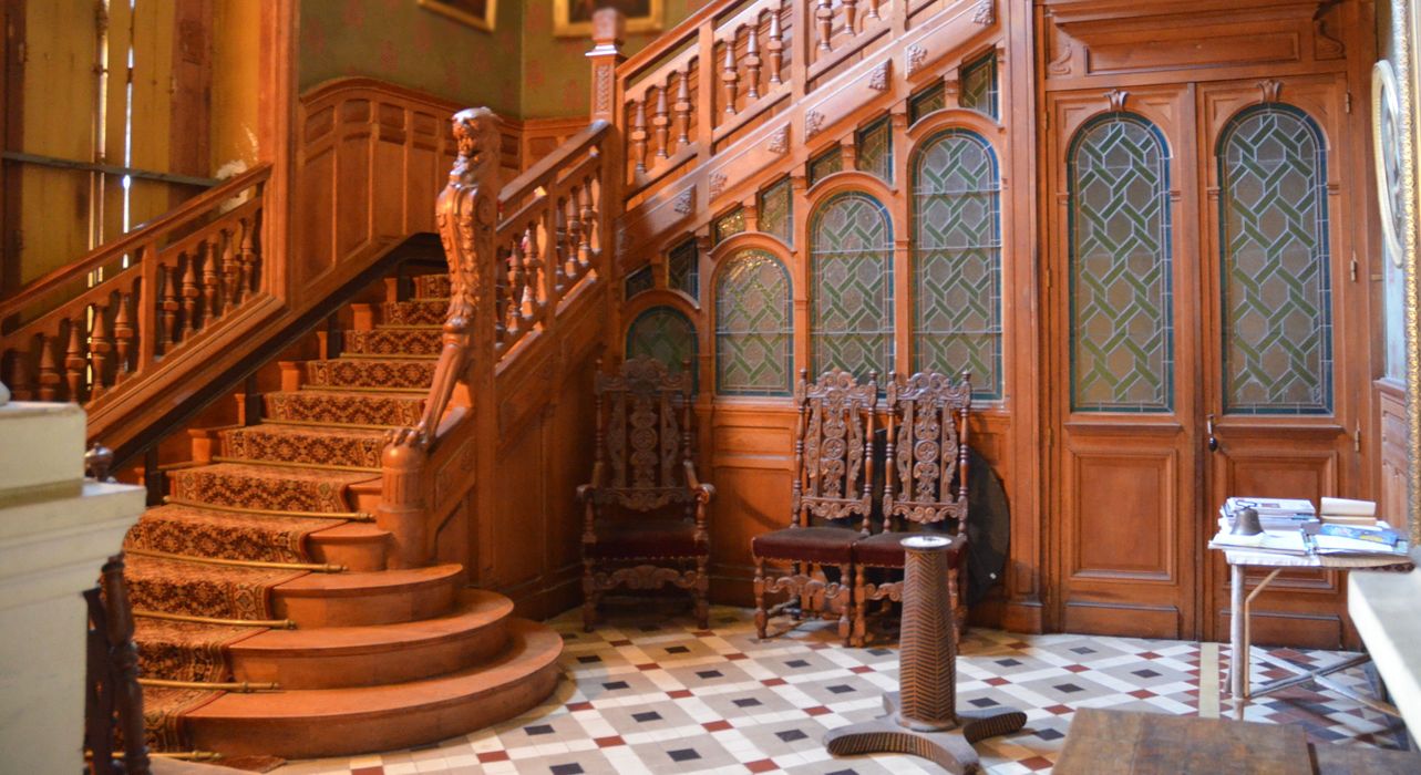 escalier d’honneur, vue partielle