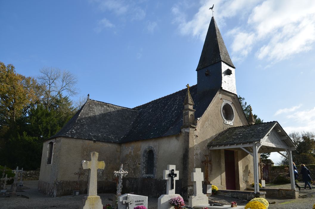 chapelle de la Haute-Bouxière, ensemble nord-ouest