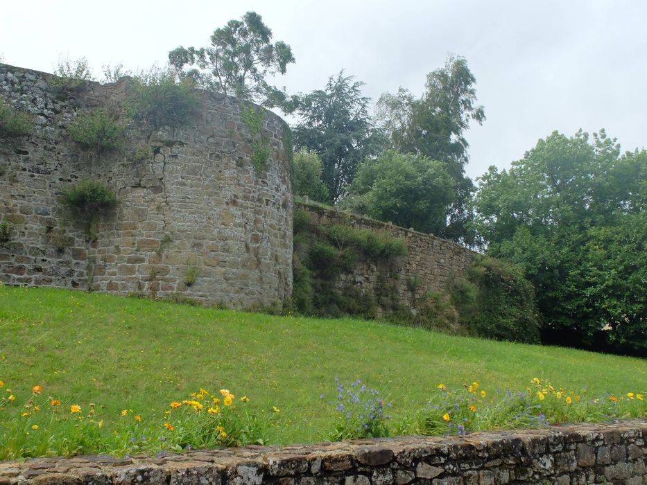 parcelle 60, courtine et tour (67) avant effondrement (août 2021) 