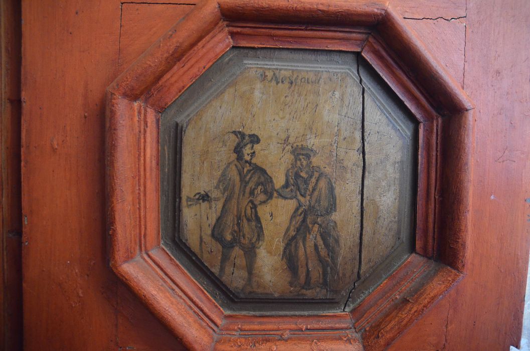 logis, pièce non localisée, détail du décor