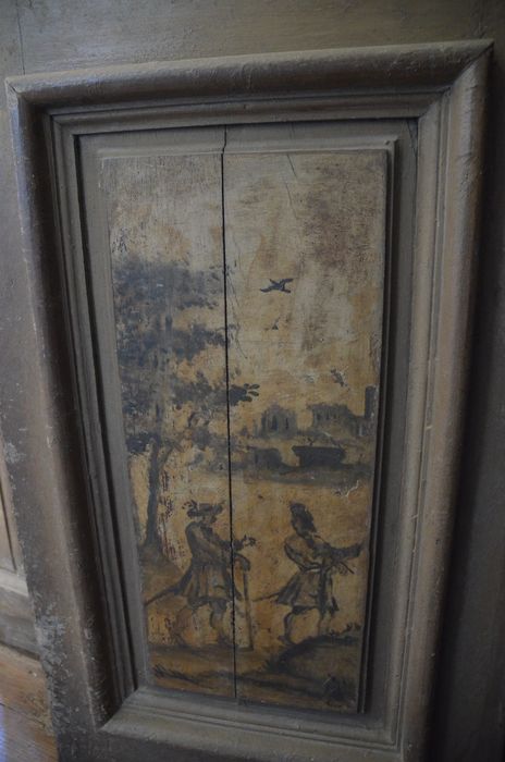 logis, pièce non localisée, détail du décor