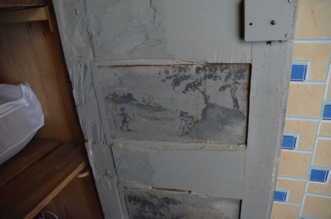 logis, pièce non localisée, détail du décor