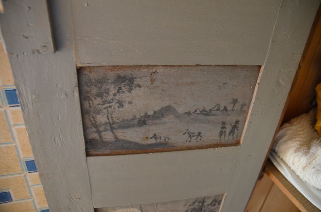logis, pièce non localisée, détail du décor