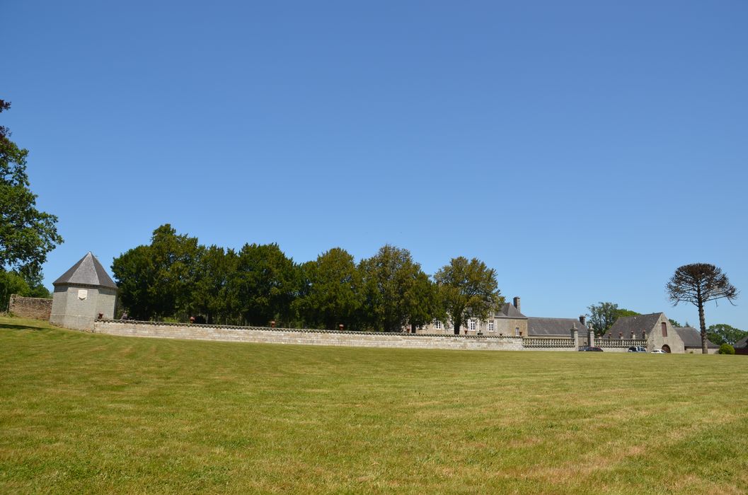 mur de clôture sud