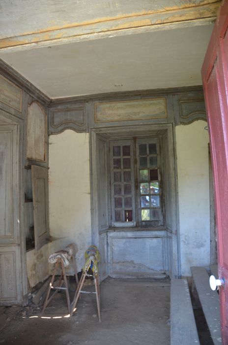 pavillon de chasse, vue partielle du décor