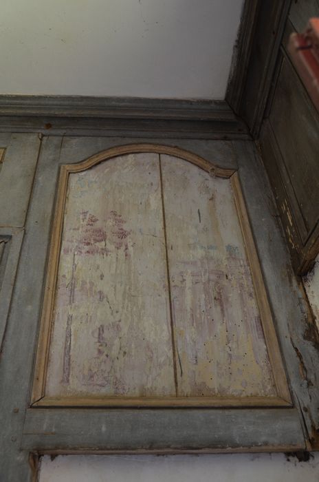 pavillon de chasse, détail du décor peint