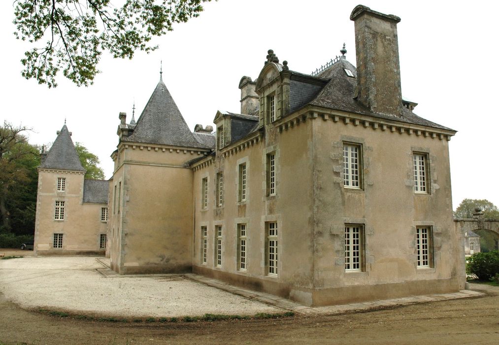 Château de la Ville Der : Logis, ensemble sud-ouest, vue générale