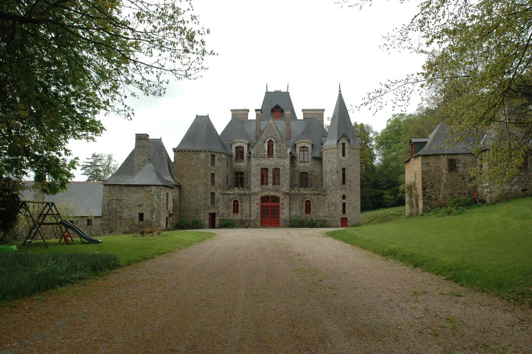 Château de la Villequéno : Ensemble nord, vue générale