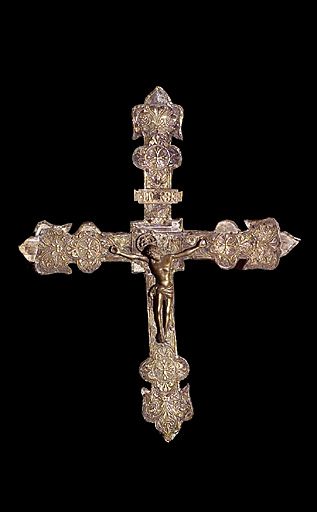 croix de procession. Face. - © Inventaire général, ADAGP ; © Monuments historiques, 2000