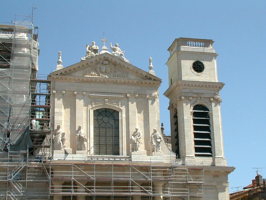 façade ouest, vue partielle