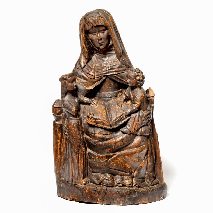 groupe sculpté : Sainte Parenté