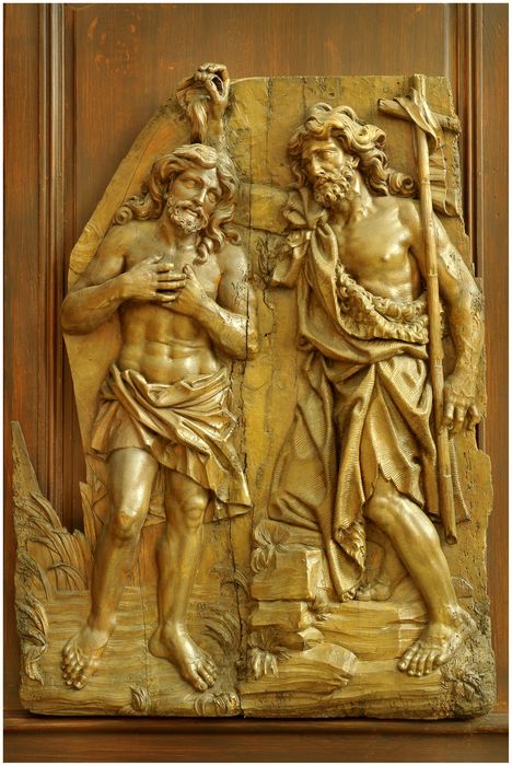 Bas-relief : le Baptême du Christ