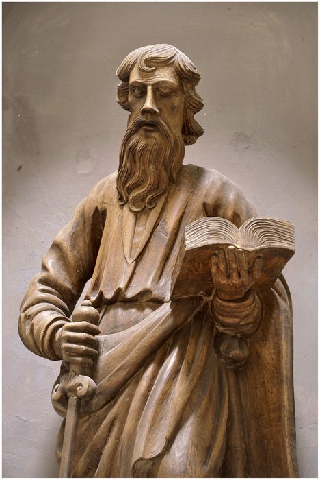 statue : Saint Paul, vue partielle