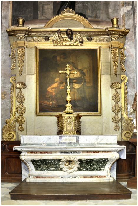 autel, degré d'autel, gradin d'autel, tabernacle, retable