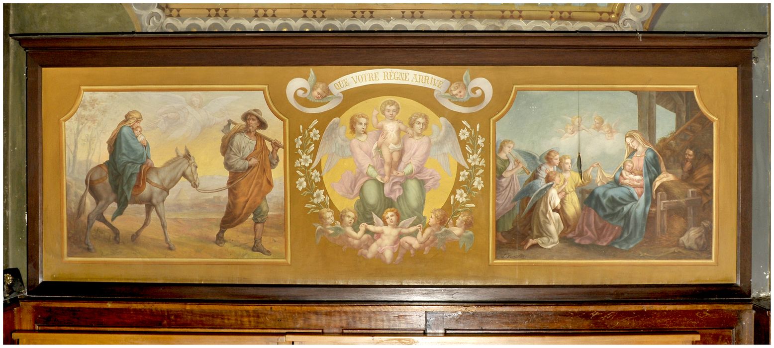 2 tableaux : Scènes de l'Enfance de Jésus