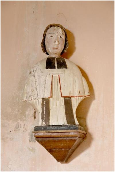 Buste : saint Valentin, vue générale. buste : saint Valentin, vue générale