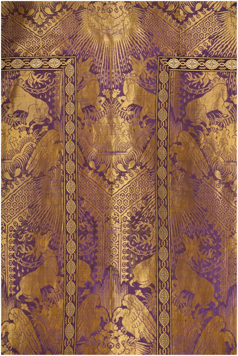 chasuble (ornement violet), détail