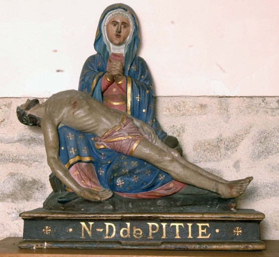 Groupe sculpté : Vierge de Pitié