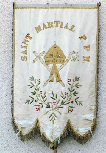 Bannière de saint Martial : revers.