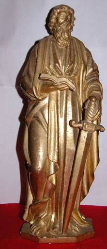 Statuette de saint Paul : face.