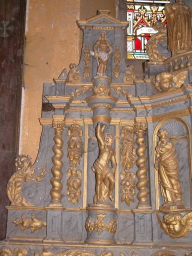 Aile gauche du tabernacle.