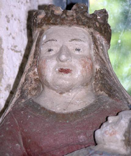 Visage de la Vierge.