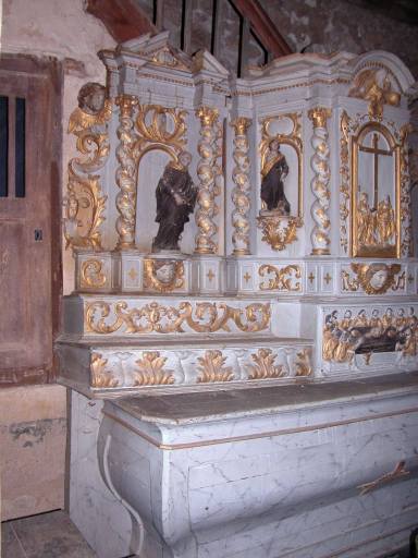 Aile gauche du tabernacle.