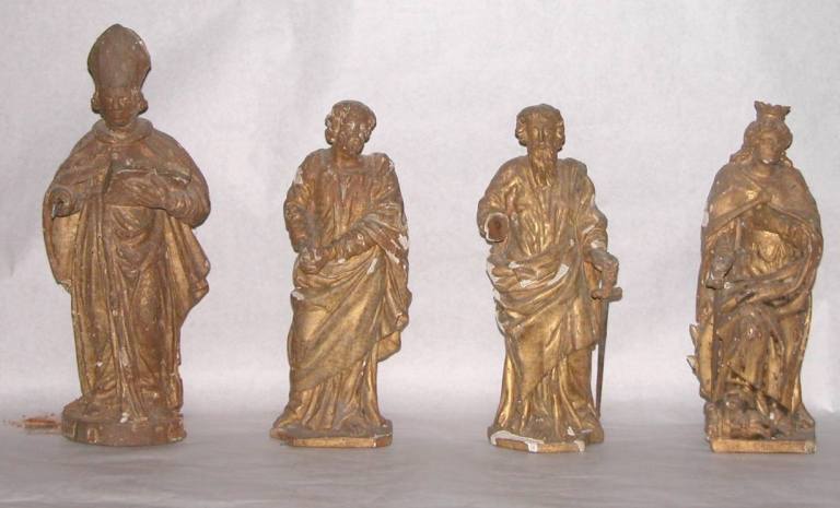 Statuettes du tabernacle : vue générale de face.