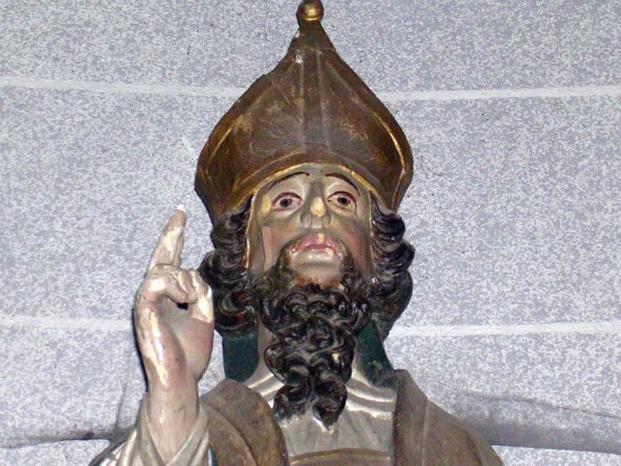 Détail du visage.