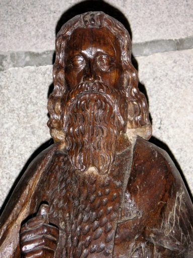 Détail du visage.