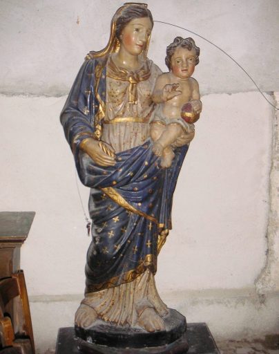 Statue : Vierge à l'enfant