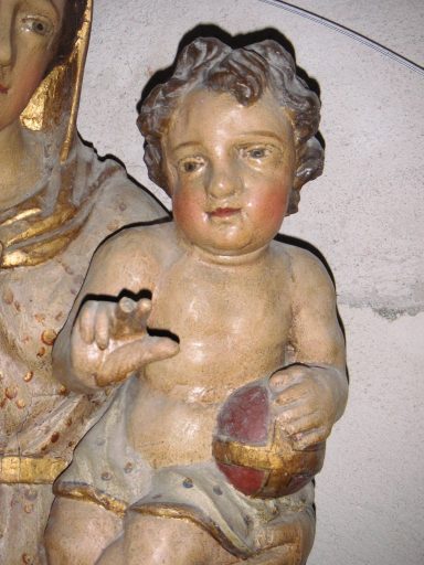 Statue : Vierge à l'enfant