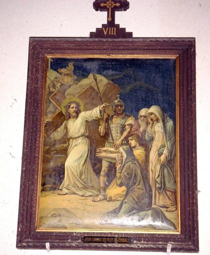 Station VIII : Jésus console les filles de Jérusalem.