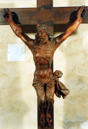 Vue rapprochée du Christ.