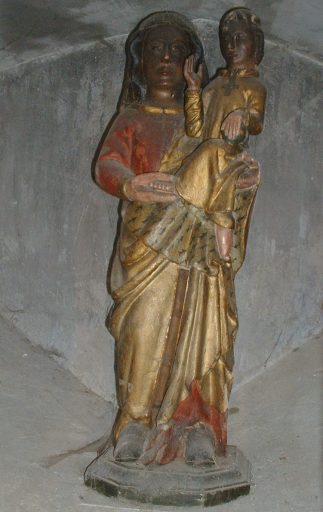 Statue : Vierge à l'Enfant dite Vierge noire et Notre-Dame sous Terre