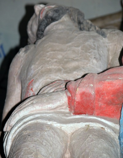 Vue du corps du Christ.