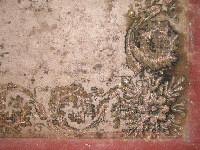 Détail d'une palmette d'angle.