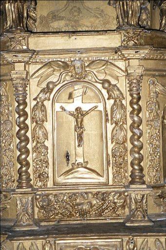 Détail de la porte du tabernacle.