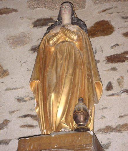 Vue générale en crontre-plongée. - © Monuments historiques ; © Conseil général de la Creuse, Conservation des Antiquités et Objets d'Art
