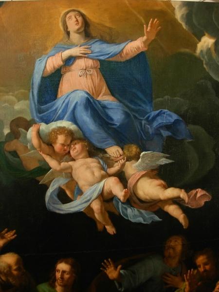 Vue détaillée de la Vierge.