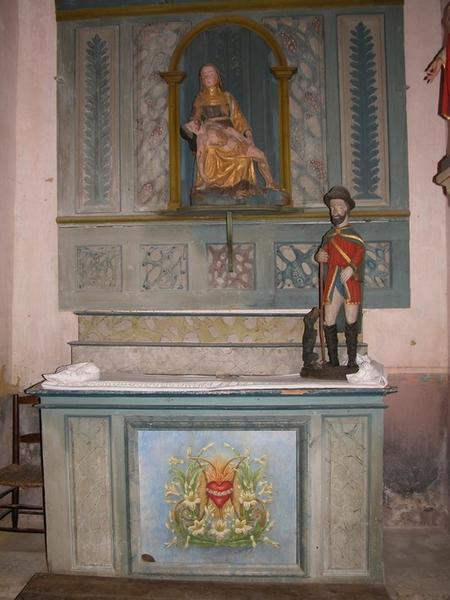 Vue d'ensemble du décor de la chapelle sud.