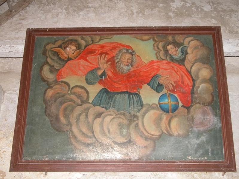 Tableau et son cadre : Dieu le Père