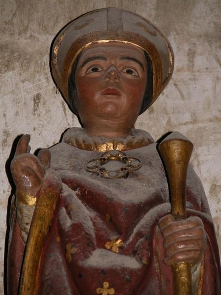 Statue-reliquaire : saint Eutrope