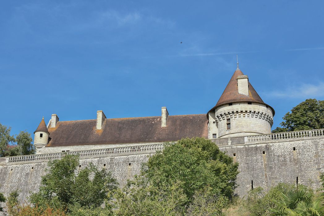 Château de Bayers : Ensemble est, vue partielle