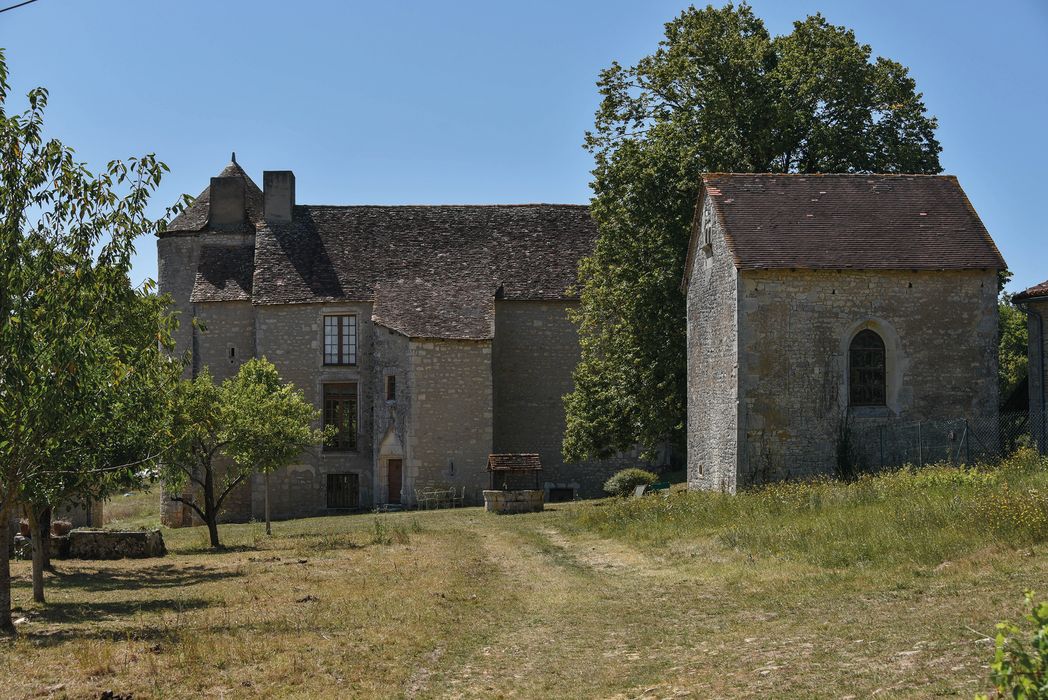 Château de Bourgon : Ensemble est, vue générale