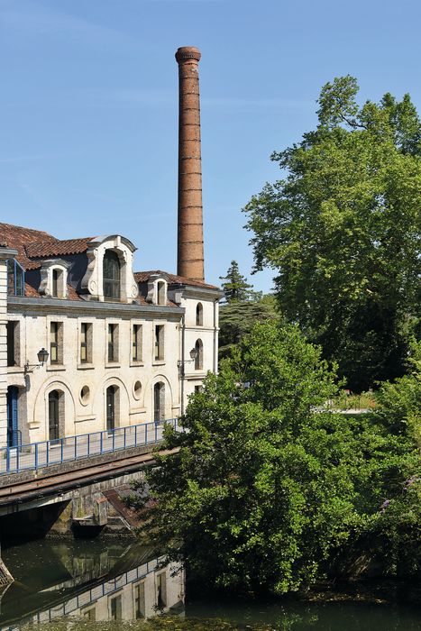 Ancienne papeterie de Saint-Cybard-le-Nil : Ensemble est, vue générale