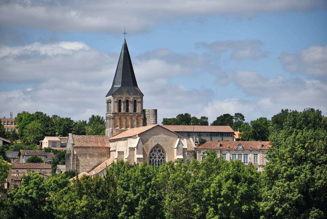 Ancienne abbaye : Peinture monumentale déposée, vue partielle