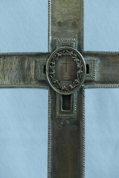 croix-reliquaire, vue partielle - © Ministère de la Culture (France), Direction Régionale des Affaires Culturelles de Nouvelle Aquitaine, tous droits réservés