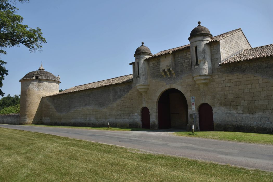 façade nord, vue partielle